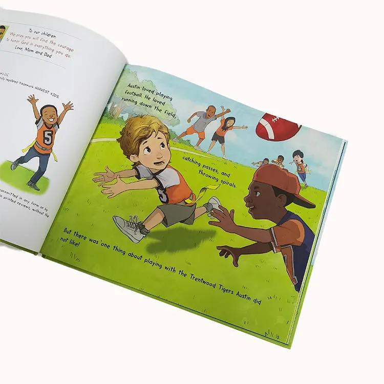 Hardcover Book Printing Children Coloring Illustration Story Hardback Binding Square/portrait/landscape