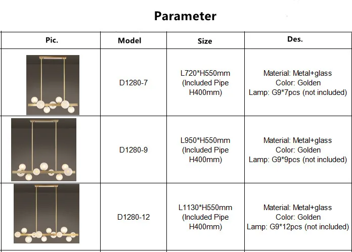 Nordic lighting glass light pendant home decor modern gold dining lights luxury chandeliers