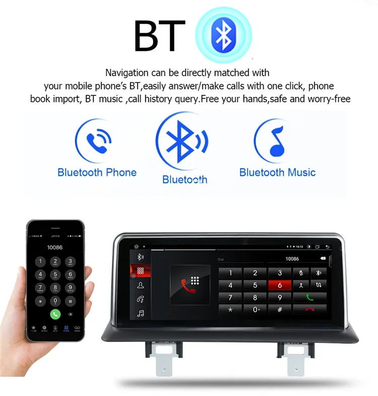 Android 128gb Car Stereo Player For Bmw 1 Series E81 E82 E87 E88 Ccc