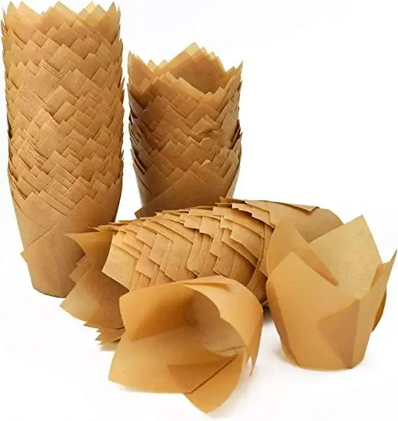 Disposable Baking Cup Cake Baking Resistant High Temperature Greaseproof Paper Cup Baking High Temperature Resistant Muffin Cake