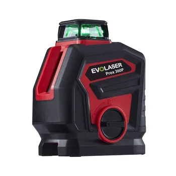 Self-leveling Green Laser Level with plumbing dots, 360  Laser Horizontal Line, Rechargeable Li-ion battery and 3x AA batteries