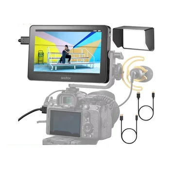 GODOX GM7S 4K Ultra Bright Touchscreen On-Camera Monitor Camera Monitor 7" 1200nit Ultra-Bright Monitor 1920 * 1200