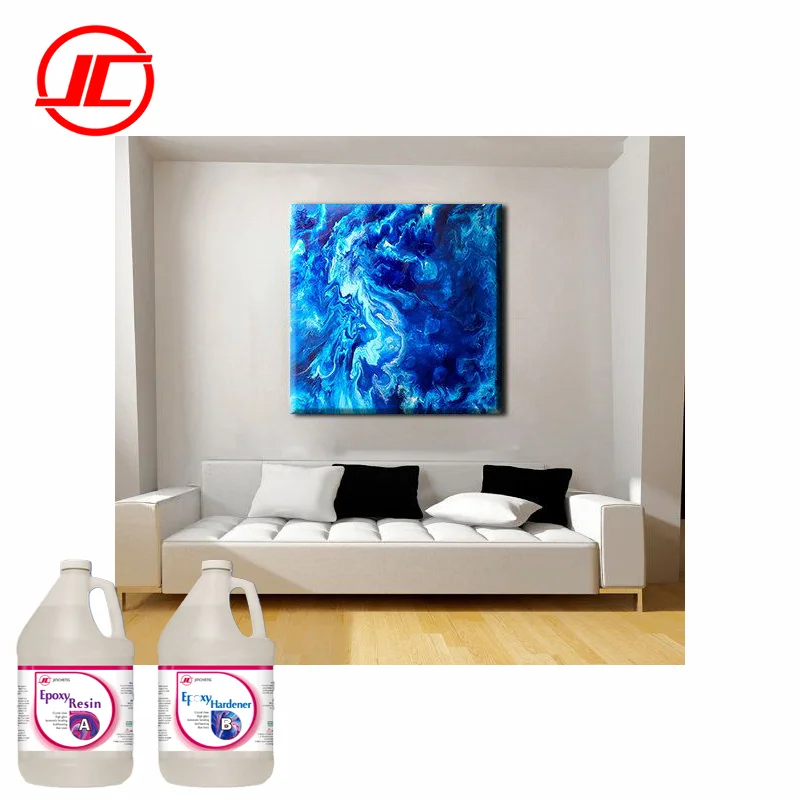 ギャラクシーレジンアート用の1ガロンセットクリアエポキシ樹脂