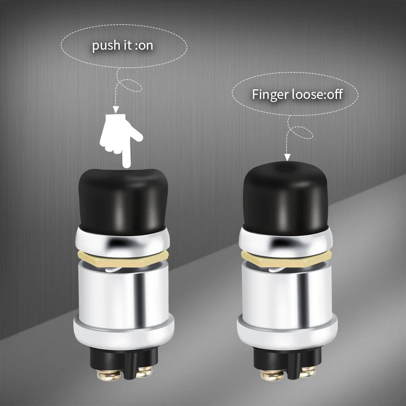 Daiertek Push Button Starter Switch 12v Push Start Button Momentary