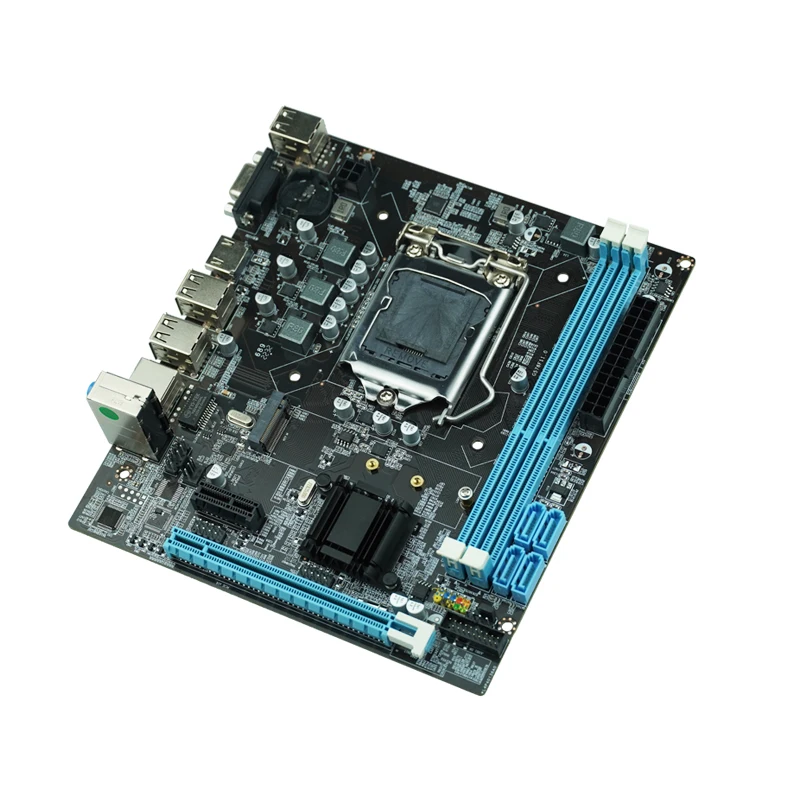 High Performance Fast Delivery Best Gaming Motherboard Ddr3 H61 Desktop Motherboard 1155 Lga Motherboard Placas