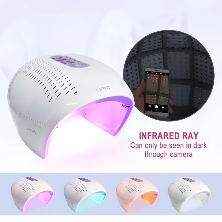 PDT 4 Colors LED Light Therapy Machine Infrared LED Facial Beauty Device for Skin Rejuvenation