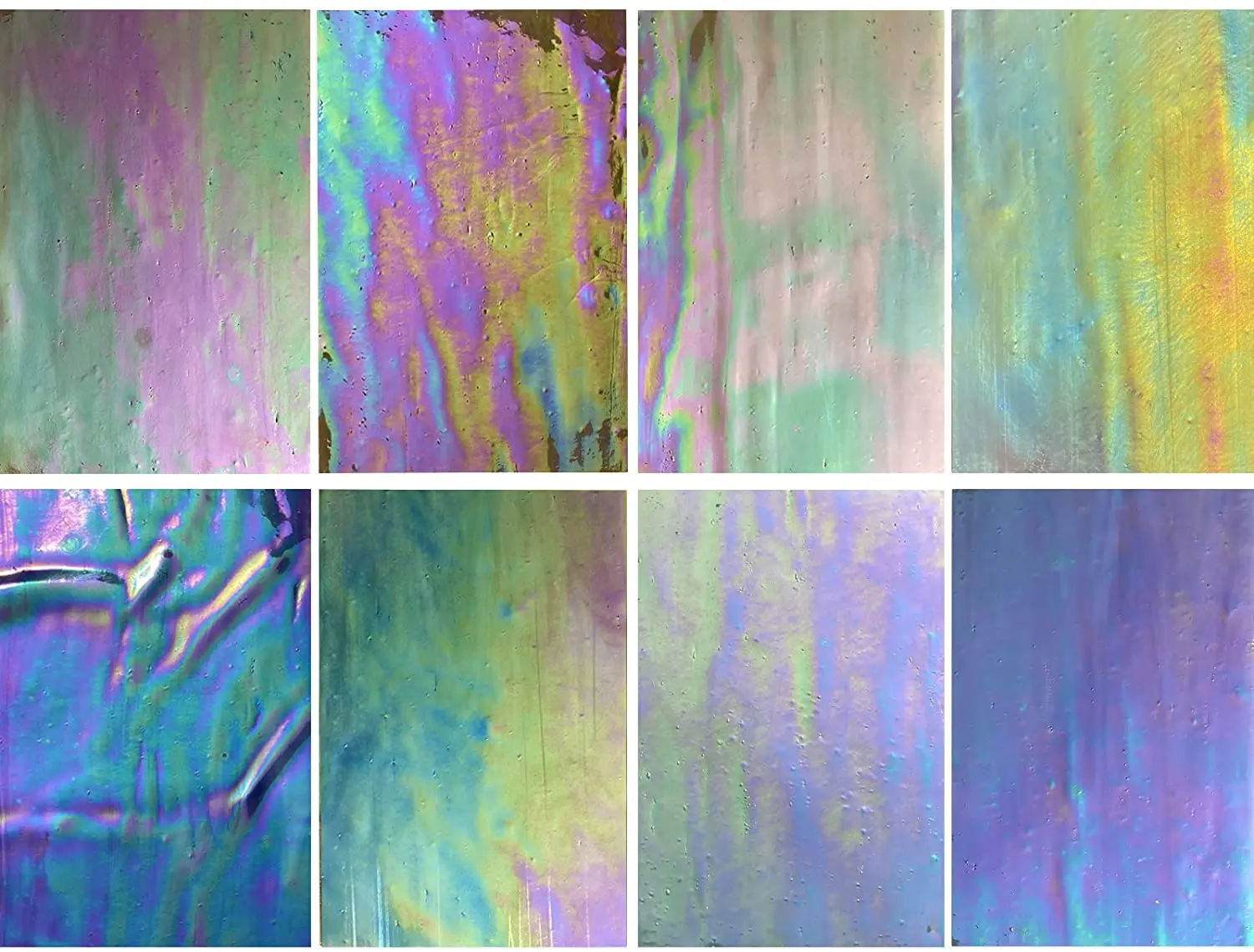 High Quality Various Iridescent Glass Sheets Stained Glass Sheets For