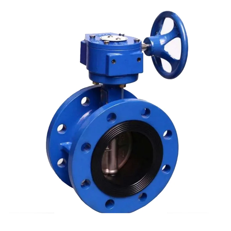 Cast Iron Sandwich Type Turbine Butterfly Valve FS042 Ball Iron Blade Butterfly Valve Series