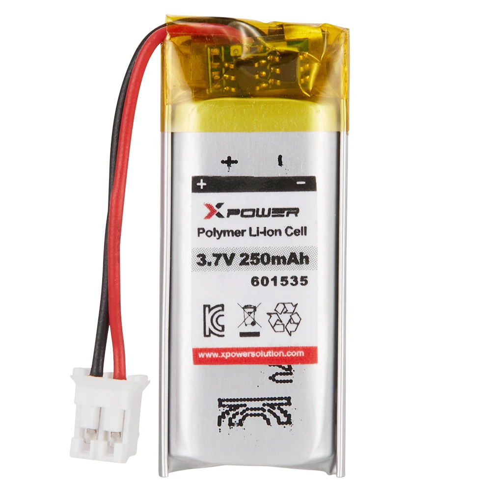 601535 3.7v 250mah