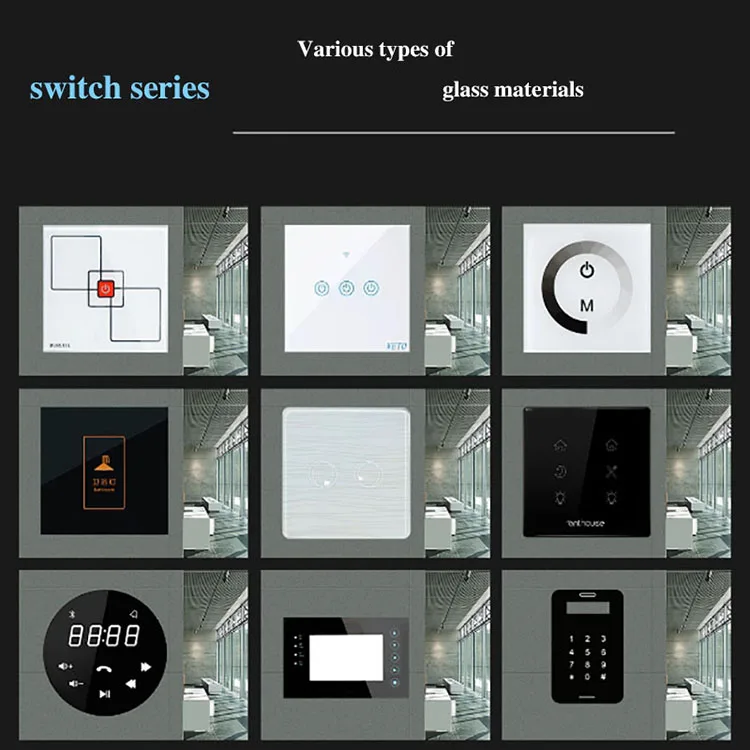 Printable Logo Switch Control Glass Panel Screen Printing Light ...