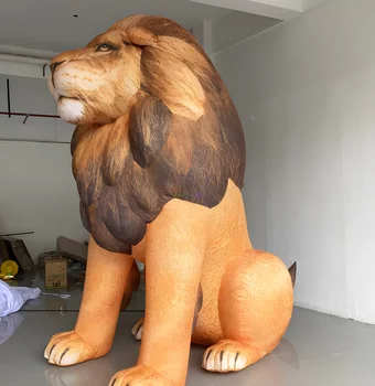 Zoo Promotion Exhibition Giant Realistic Inflatable lion Model Inflatable Animals for Advertising Decoration