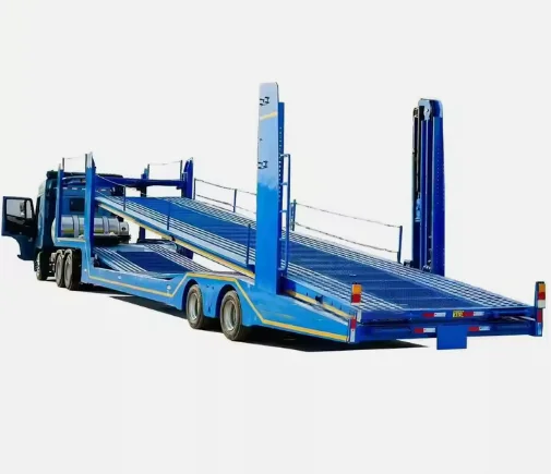 2 axle 6 car 2 deck double deck SAF BPW vehicle truck trailer mover transport trailer car carriage semi-trailer