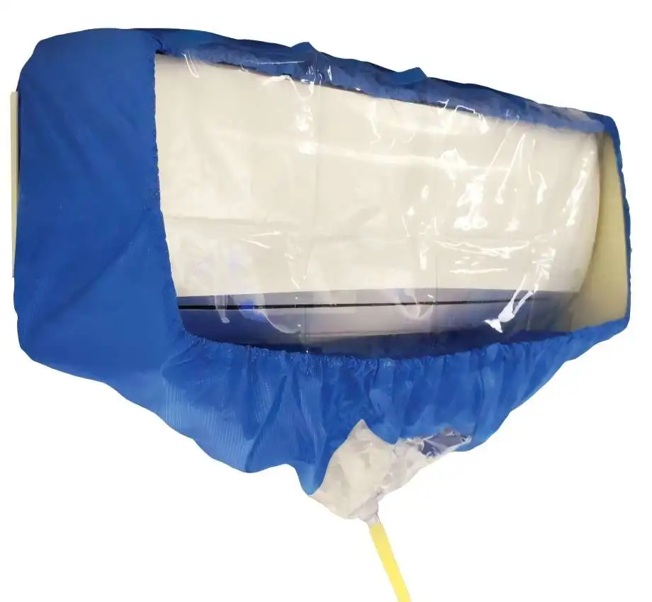 Air Conditioner Cleaning Cover Bag with Supporting Boards for Home Office Split Air Conditioners Cleaning Tools