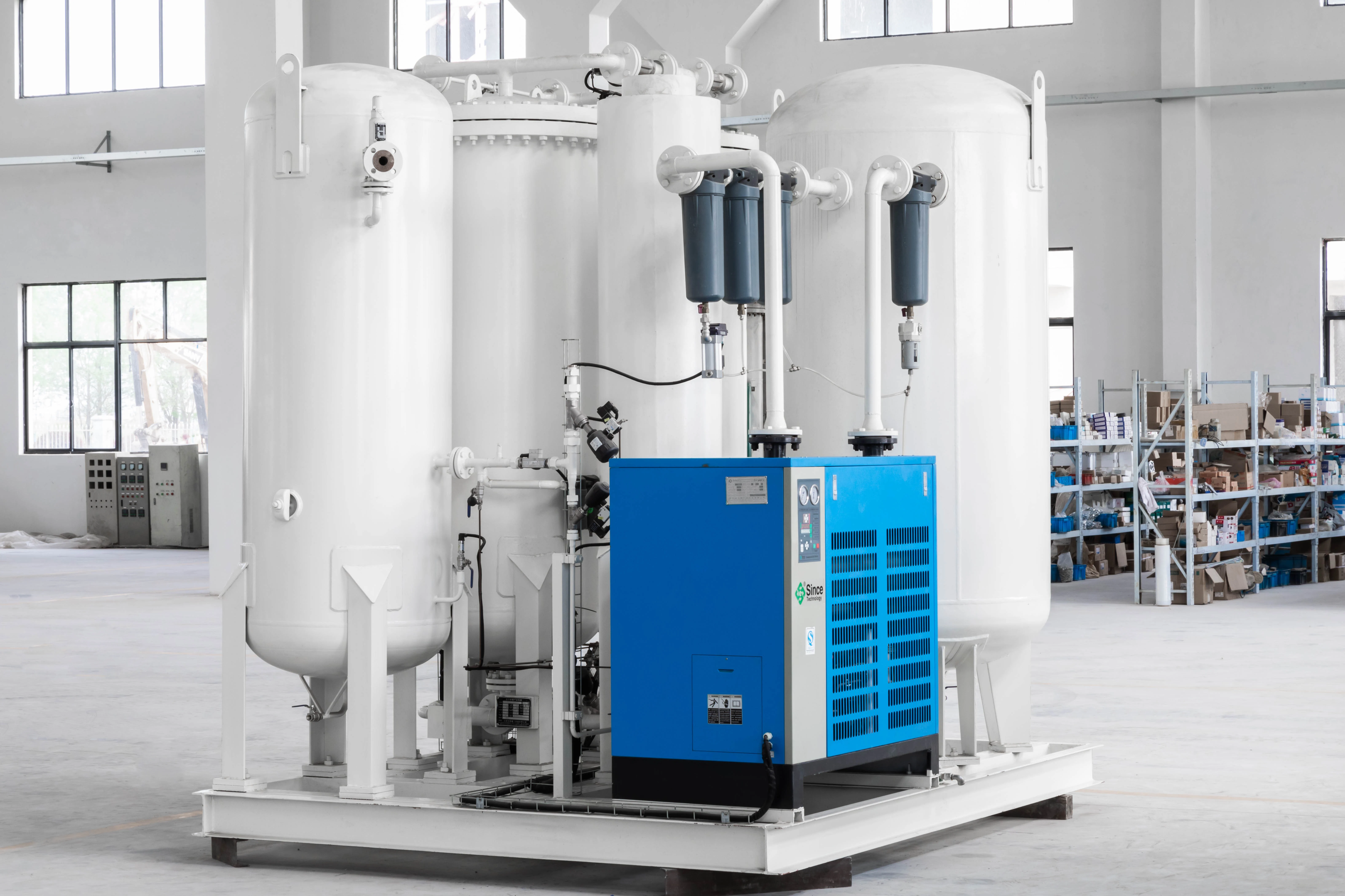 High Quality Purity 93% Oxygen Gas Generator with Simple Operation and PLC Intelligent