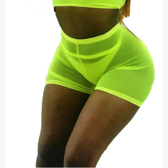 neon shorts womens