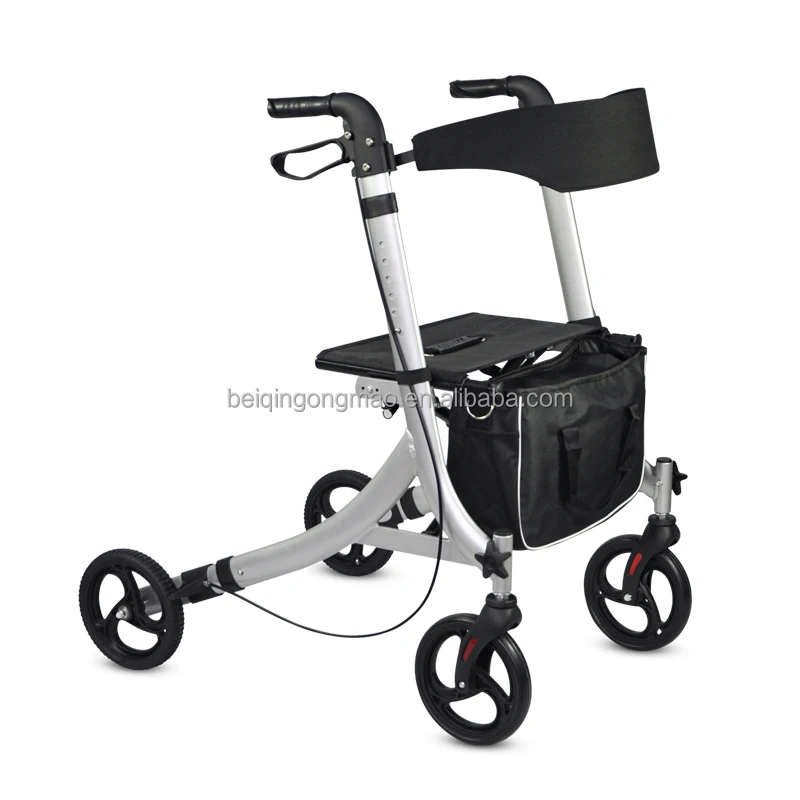 BQ1005E  China factory wholesale Walker & Rollator Aluminum rollator walker folding lightweight adult rollator walker with seat-121002