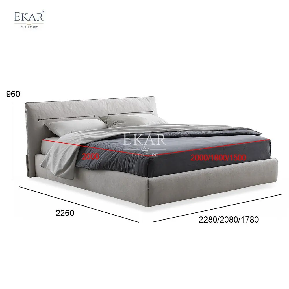 product backrest embroidered line bed  fashionable bedding-65