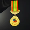 Gold plated Metal Medals Badges