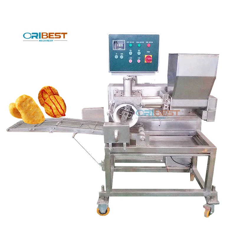 Easy Operation Chicken Nuggets Making Machine/ Hamburger Press Patty Maker