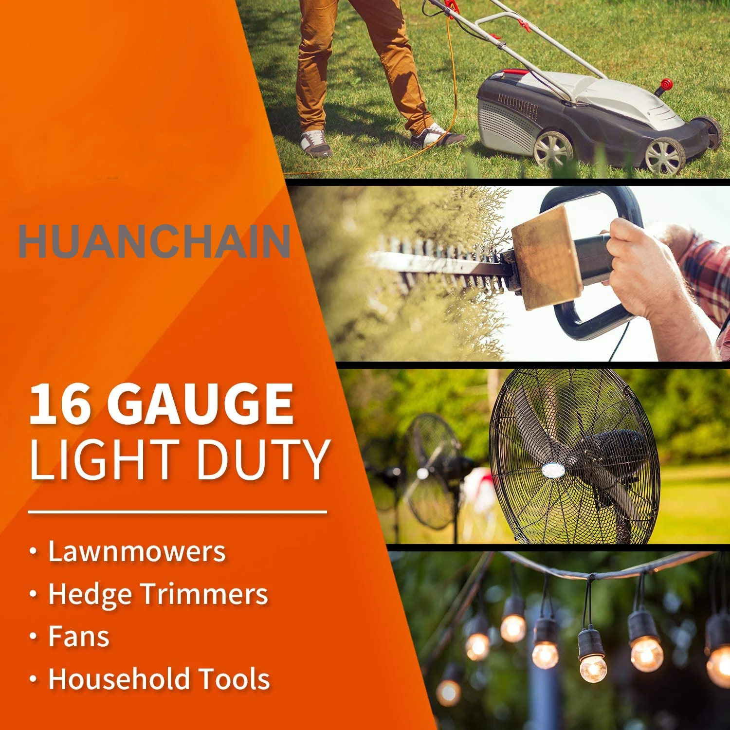 25ft Wholesale Industrial Electrical Heavy Duty Outdoor Power Cords