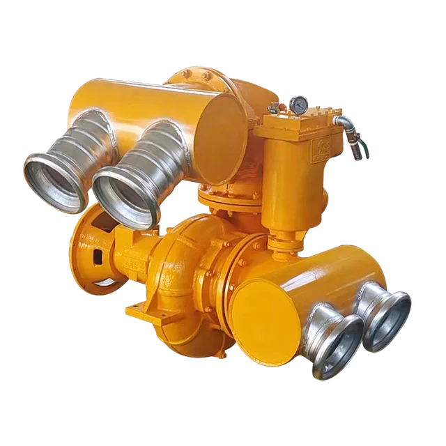 Combined with power generation drainage and lighting integrated diesel high-lift self-priming pump