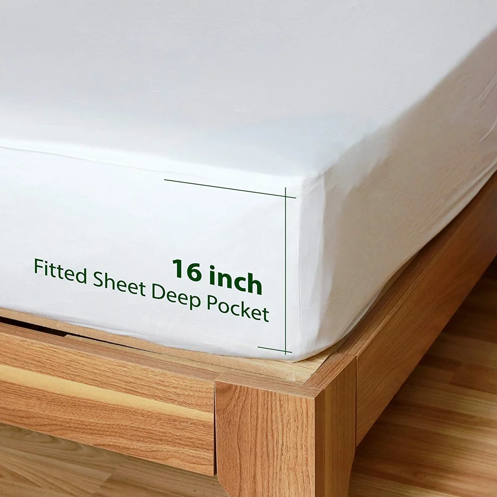 High Quality Luxury Multi Color& Sizes 100% Cotton Bed Fitted Sheet