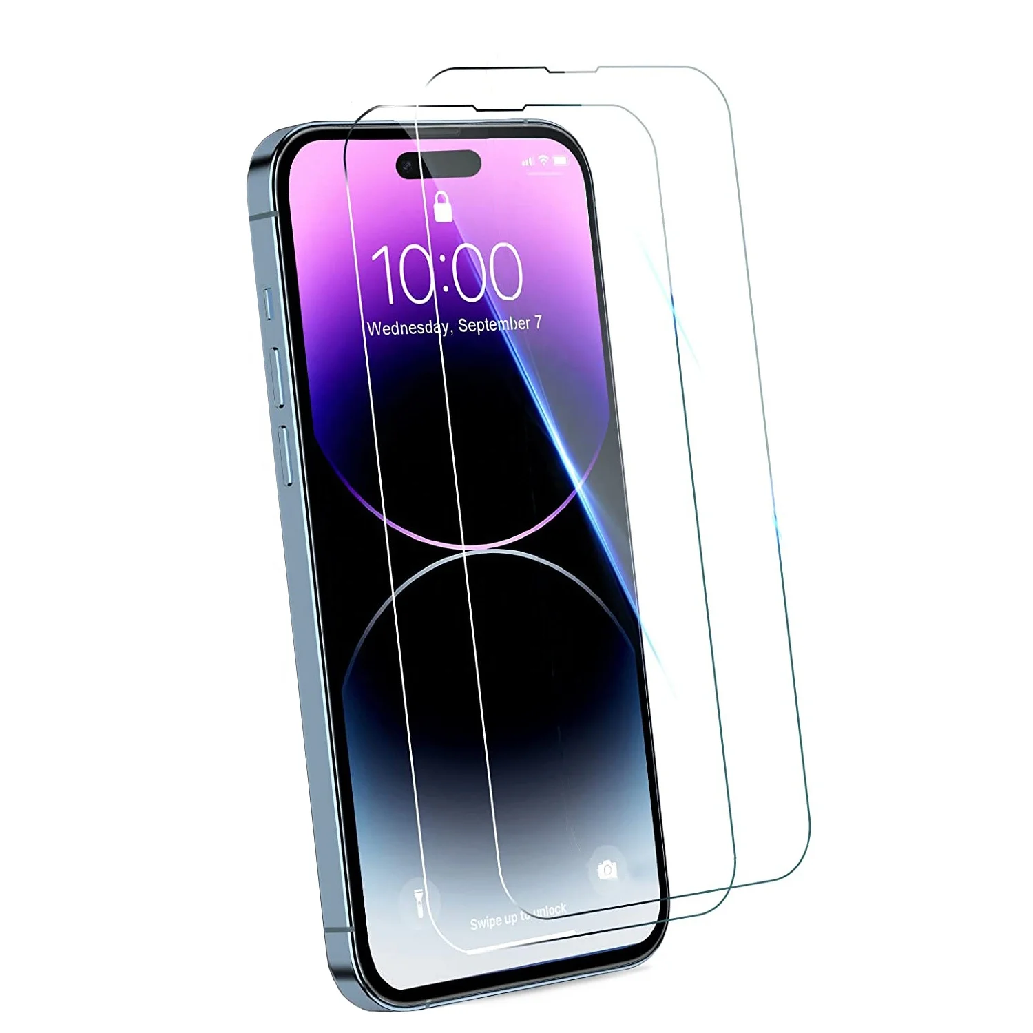 2.5d прозрачное устойчивое к царапинам закаленное стекло для защиты экрана iPhone 14 Pro