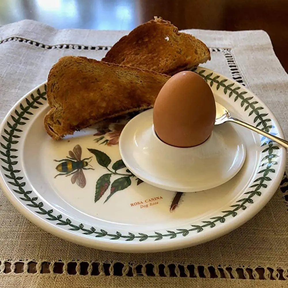 Ceramic Egg Cup With Plate, Soft Boiled Egg Cup 