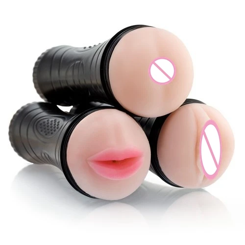 Galaku Male Masturbator Cup Soft Sex Toys Transparent Vagina Adult  Endurance Exercise Sex Products Vacuum Pocket Cup for Men