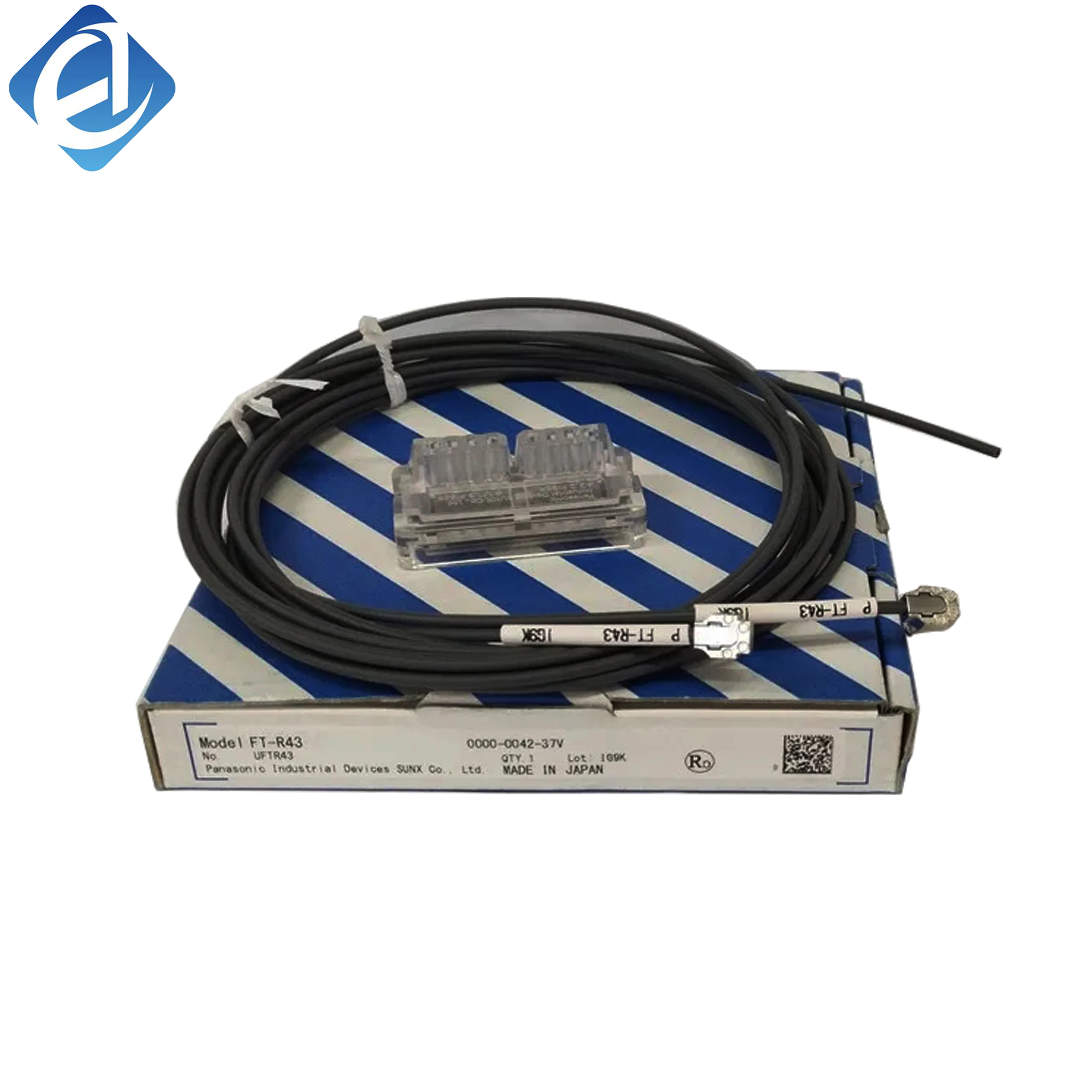 New Original FT-R43 Fiber Optic Sensor, FT SeriesHigh sensitivity detection, steady signal transmission. Compact size, easy installation. For industrial object detection and position monitoring.