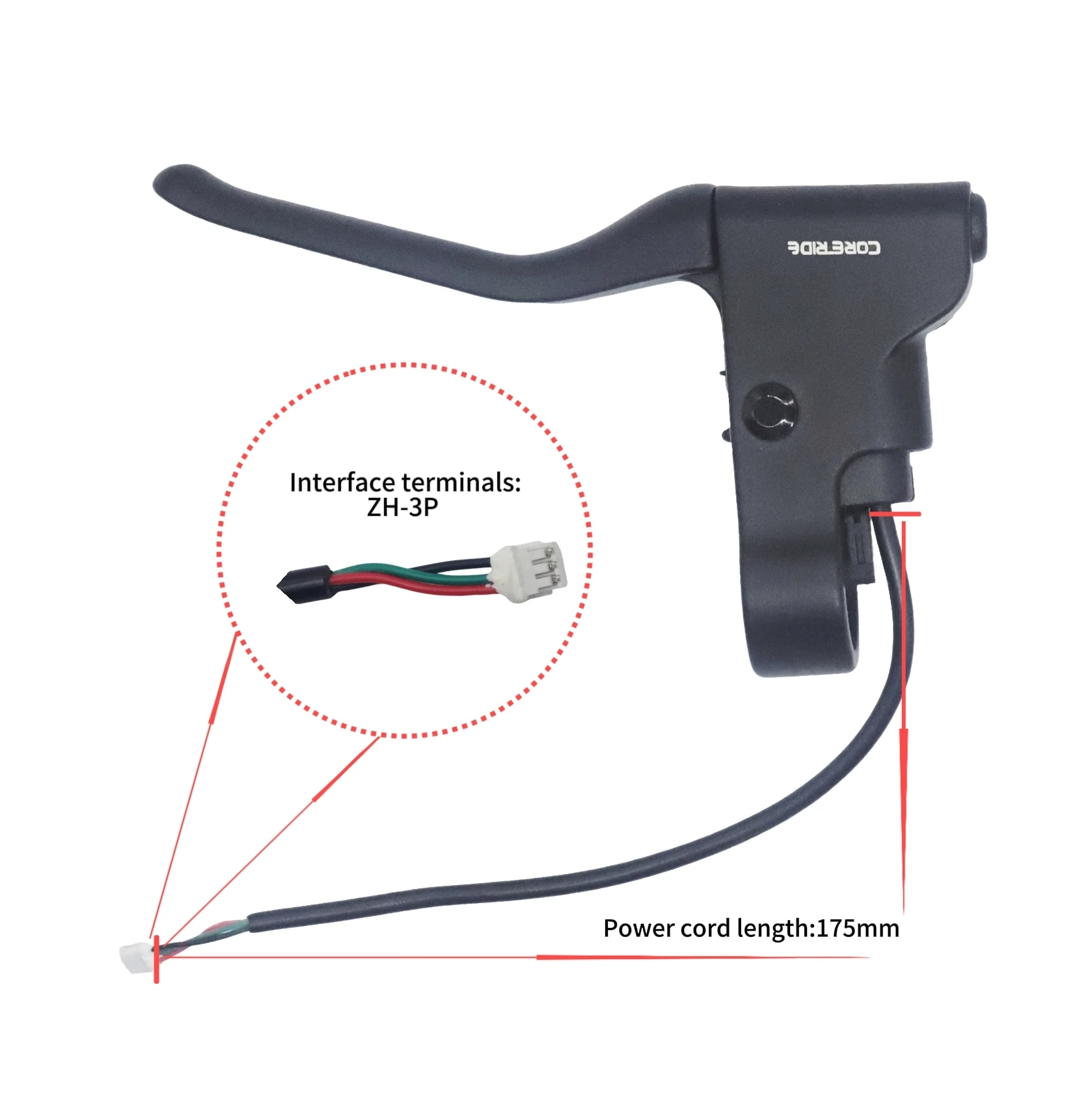 Factory Supply Wholesale Scooter Disc Brake Kit G30 G30LP G30D M365 Lever Hidden Power Cut off Line