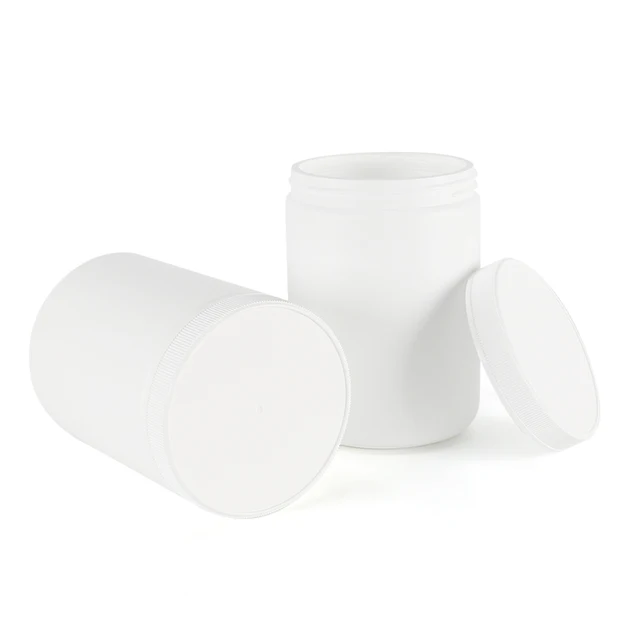 Custom 700ml HDPE Container Round Design for Natural Product Storage