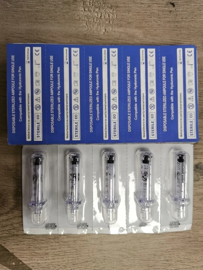 Amp3 Usa Visible Vesta 0.5ml &0.3ml Disposable Plastic Needle Adapters