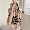 Plaid kaki-nero