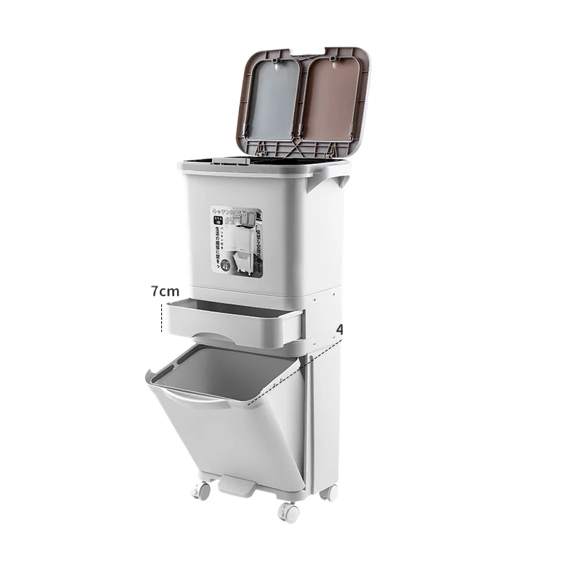 Dianzhan Foldable Trash Cans for Convenient Storage and Space Saving in the Kitchen