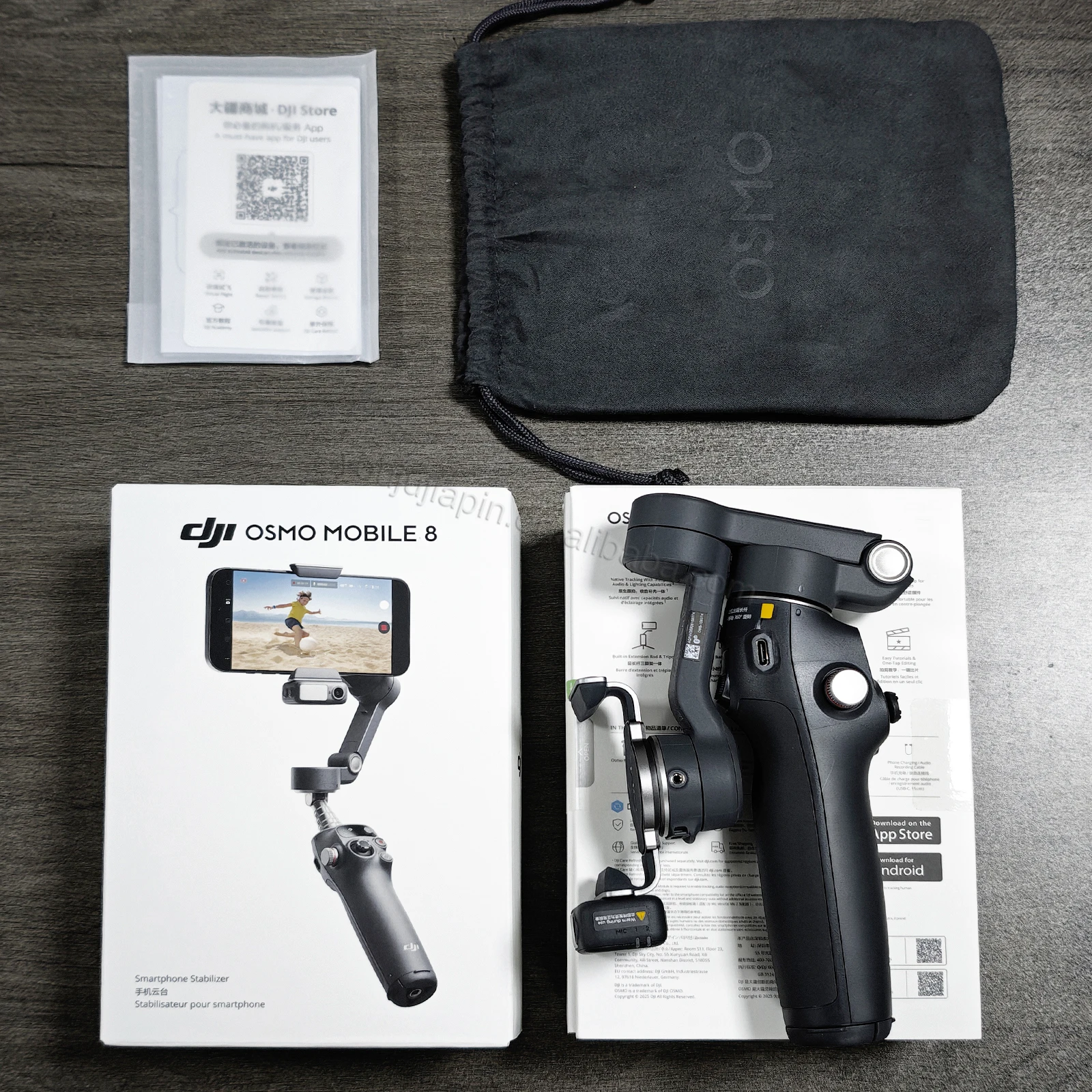 Original Osmo Mobile 8 Robust DJI 3-Axis Gimbal Stabilization