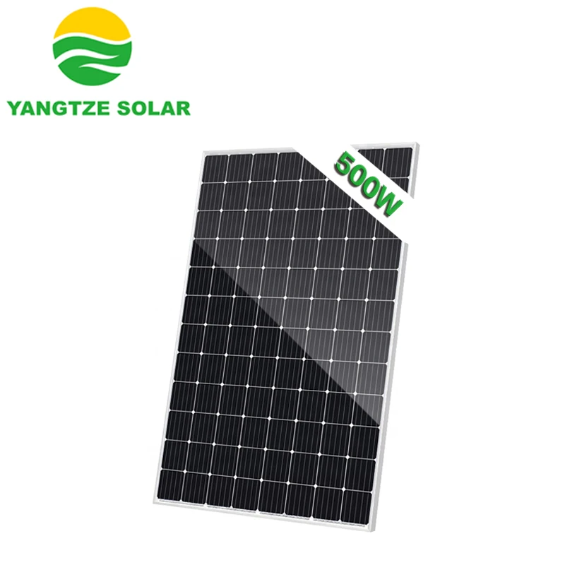 Yangtze top 3  alibaba supplier 500w solar pv panel