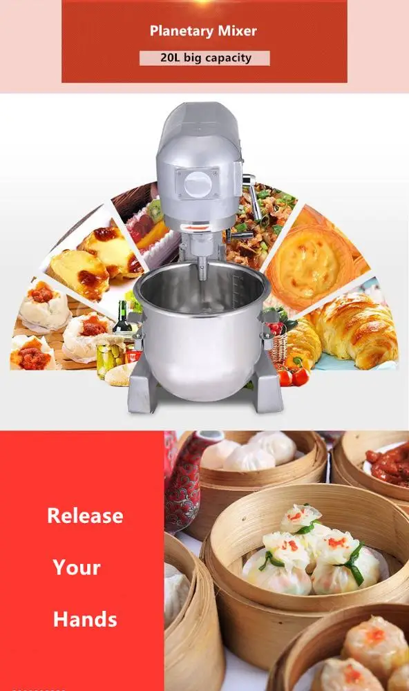 Machinery Industry Equipment Blender Food Gmixer and Food Blender Machine/10 Liter Dough Mixer/stand Mixer Kitchen Auxiliary - Image 2