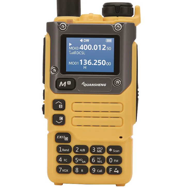 クワンシェン UV-K6 ポータブル無線機 UHF VHF AM FM 200チャンネル