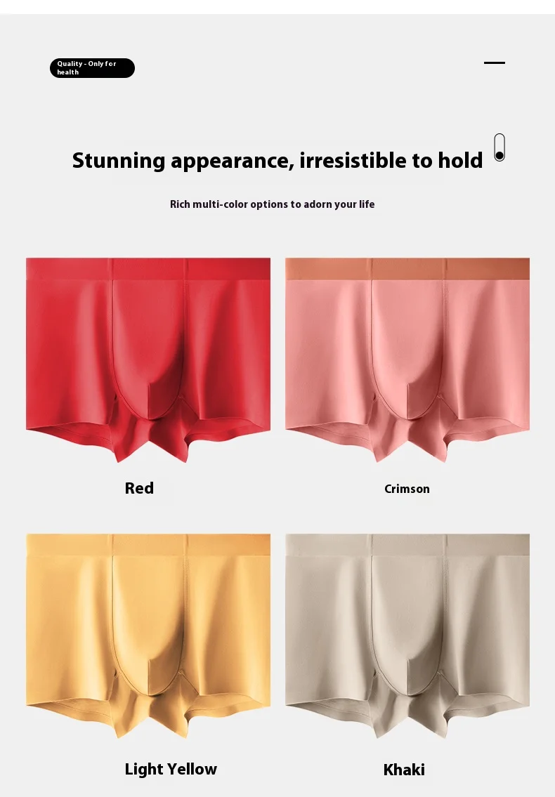 New Arrival Men's Underwear Breathable  Antibacterial Cotton Men's Boxer Briefs Cotton Men's Underpants Custom OEM Supplier