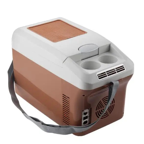 Автомобильный холодильник для дома и автомобиля, двухцелевый холодильник с подогревом