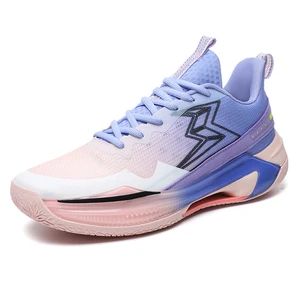 2026 New Fashion Sneaker High Elastic Running Colorful Breathable Flying Woven Men's Basketball Sneakers Shoes