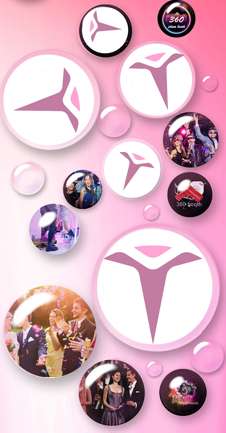 large 360 photo booth automatic 360 rotating photo booth with ring light wedding photo booth party supplies