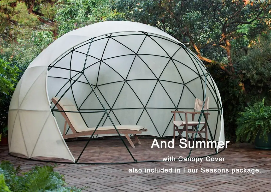 2020 New Design PVC Winter  Mesh Summer Cover Geodesic Dome Tent  Igloo Garden Greenhouse Camping