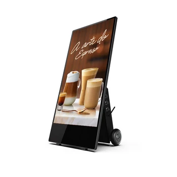 43inch 50inch 55inch Outdoor Lcd Kiosk Poster Panel 4k Portable Lcd Display Outdoor Battery Powered Digital Signage