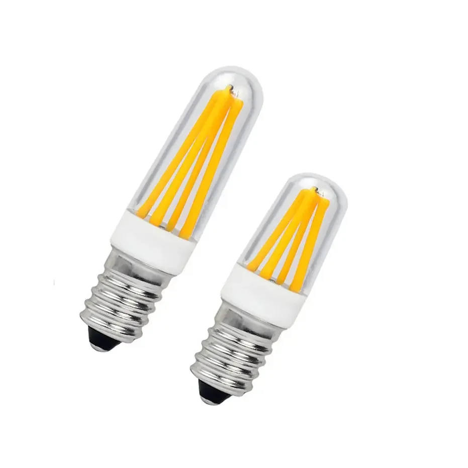 Mini Light Vintage LED Filament Bulb Dimmable Candle Edison Refrigerator E12 E14 E15 E17 G9 Base LED Bulb