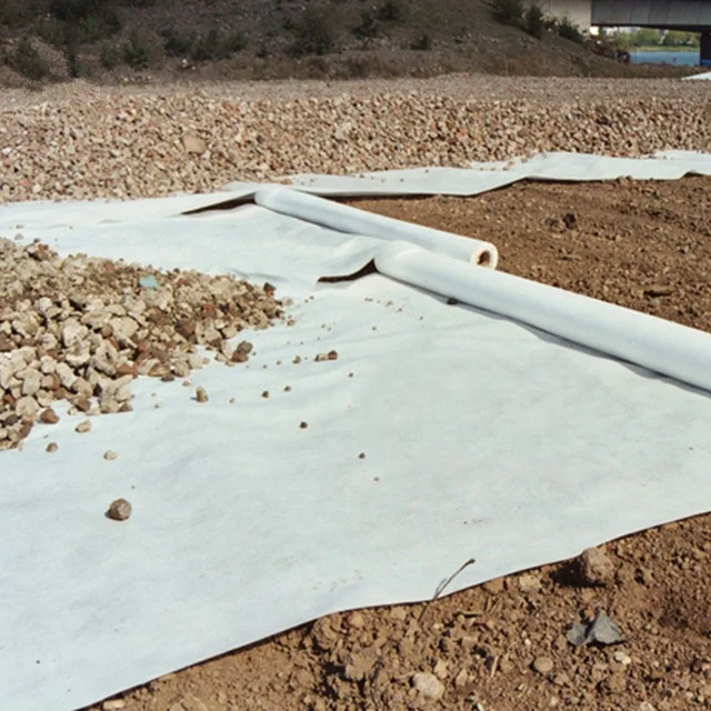 Non Woven Geotextile Fabric Geotextile Landscape Fabric for Road and Railway Construction
