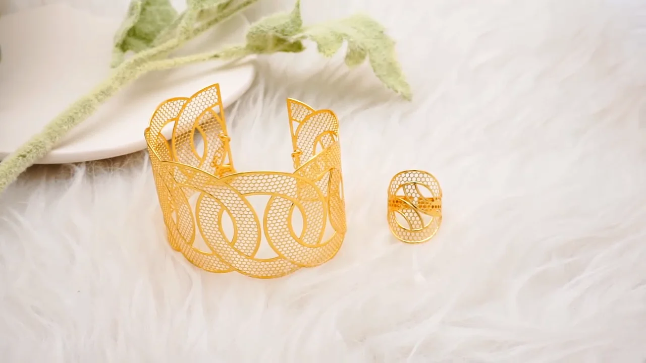 GDJWRI H41 Luxury 18K Gold Plated Jewelry - Elegant Bracelets