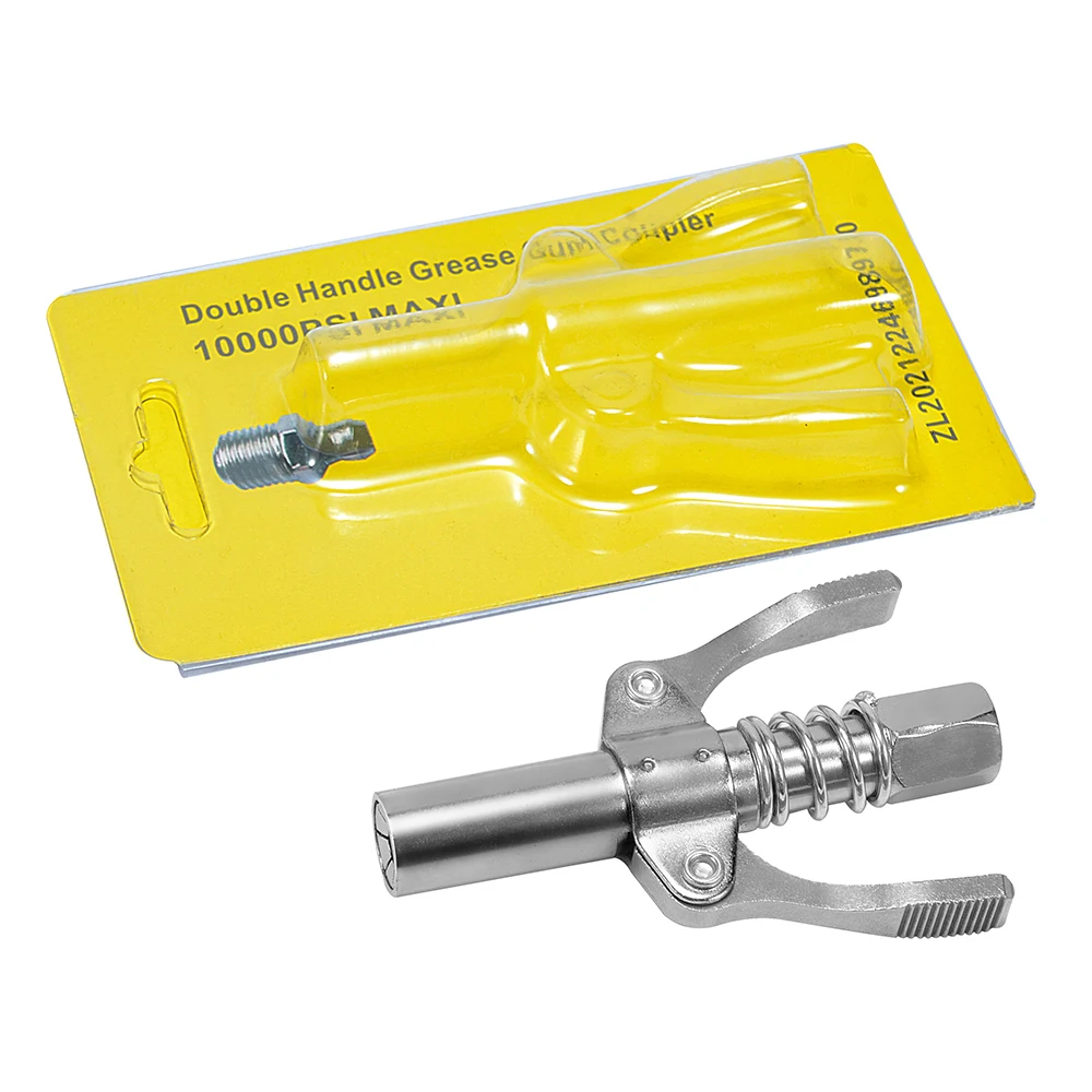 10000 Psi Grease Gun Coupler Heavy Duty Injection Nozzle Oil Pump