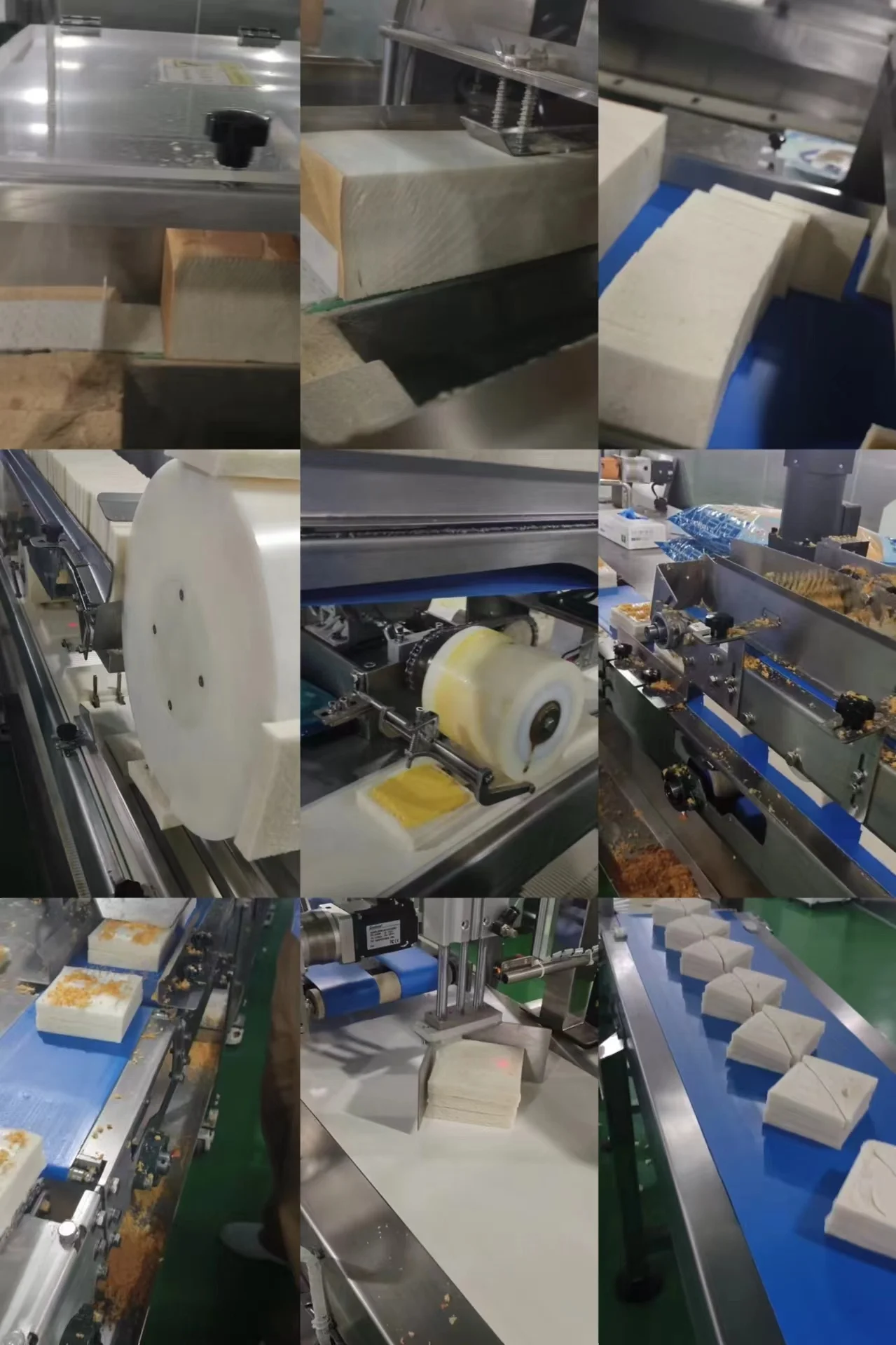 ADMF Fully Automatic Toast Triangle Sandwich Bread Production Line With Slicer Stuffing Machine Restaurant Equipment